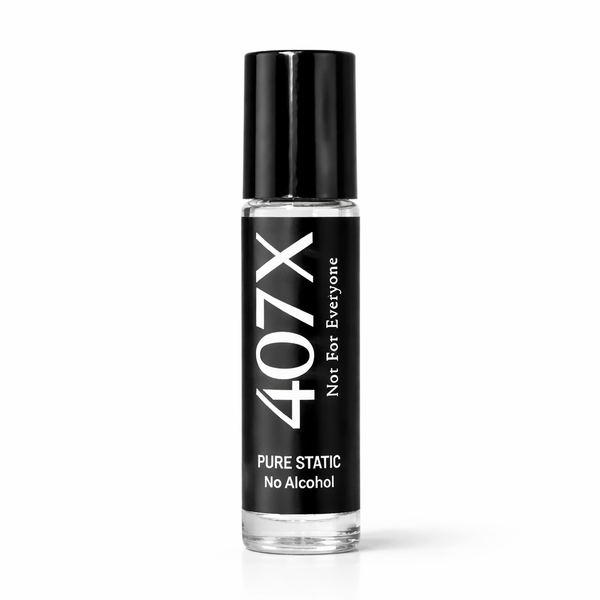 PURE STATIC Roll-On Perfume for Men | Clean Musk | 407X